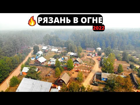 Видео: Пожары в Рязанской области глазами волонтера!