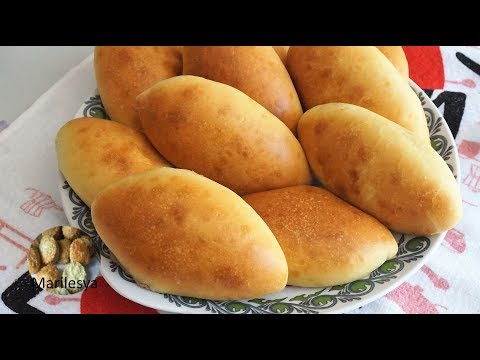 Видео: ПУХОВЫЕ ПИРОЖКИ с мясом,как приготовить сочную начинку