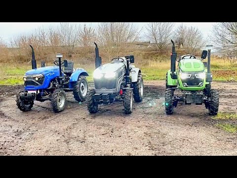 Видео: Малюкі на село - Топ3 не дорогих БЕЗ ПАСА 4на4 мінітрактори 