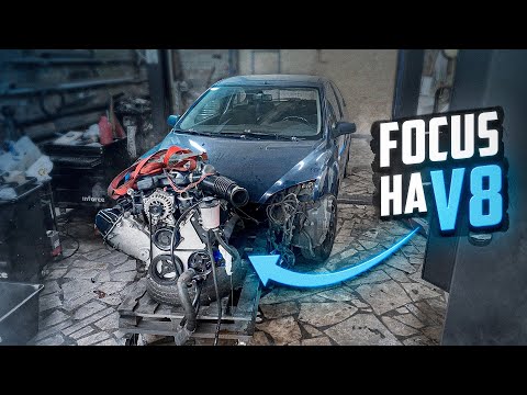 Видео: Как установить V8 в FORD FOCUS?