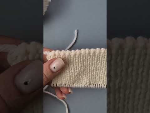 Видео: Зубчатый край. Очень простой и красивый #вязаниеспицами #knitting #вязание #knittingfactory #diy