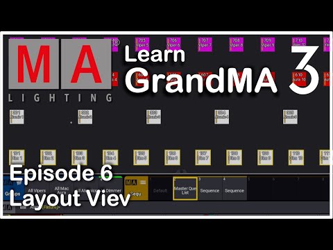 Видео: E06 - Учебное пособие по просмотру макета GrandMA3 OnPC