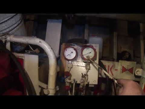 Видео: 98) Обзор МКО судна, ЦПУ, ЭЛЕКТРОННАЯ ВОЗДУШНЫЙ КОМПРЕССОР ЭКП70/25 часть 1