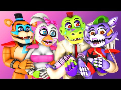 Видео: FNAF: SECURITY BREACH - ФИЛЬМ АНИМАЦИЯ (3D Все Серии Подряд Глэмрок Ной ФНАФ Фредди Рокси Монти)