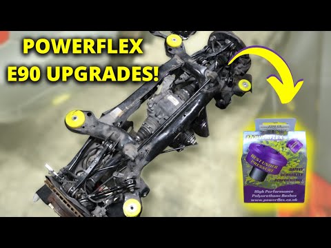 Видео: 3 обязательных обновления втулок для вашего BMW E90! (Дифференциал, подрамник и опоры стоек)