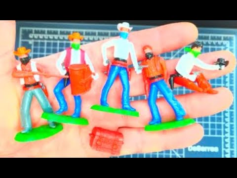 Видео: Elastolin Cowboys шикарная покупка!!!