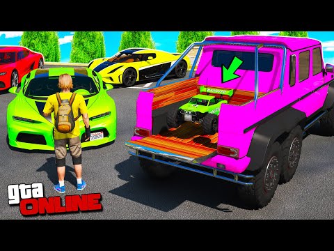 Видео: БИТВА АВТОУГОНЩИКОВ В ГТА 5 ОНЛАЙН. СПРЯТАЛ ДЛЯ ДИМКИ В ГЕЛИКЕ МАЛЕНЬКИЕ ТАЧКИ! БИТВА ВОРОВ В GTA 5!