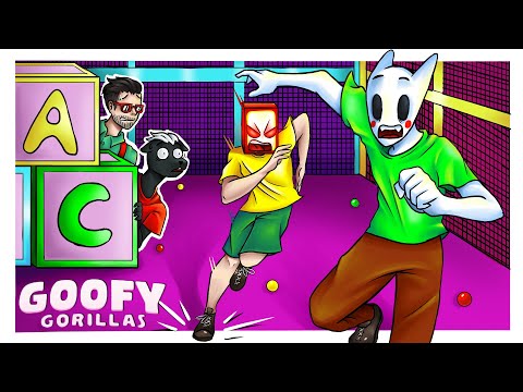 Видео: САЛКИ В ЛАБИРИНТЕ - ЗАПУТАТЬСЯ ЛЕГКО, ДОГНАТЬ НЕВОЗМОЖНО! - Goofy Gorillas