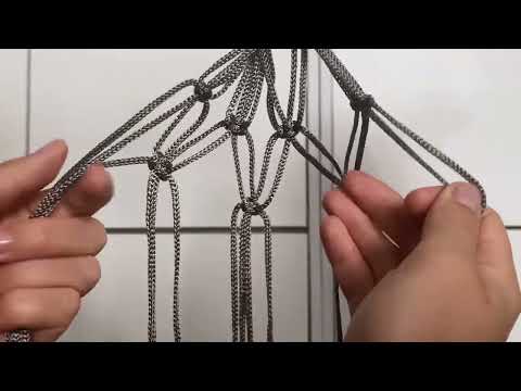 Видео: DIY macrame tutorial Сумка для бутылки макраме мастер-класс