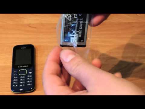 Видео: Обзор,распаковка телефона Samsung B310E