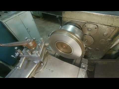 Видео: Проточка маховик. flywheel bore.