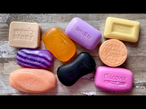 Видео: ASMR Soap cutting | Soap Carving|Резка мыла  | ASMR