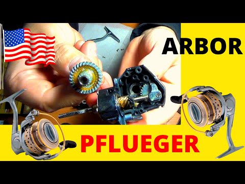 Видео: катушка Pflueger Arbor обзор и разборка  Американский рынок