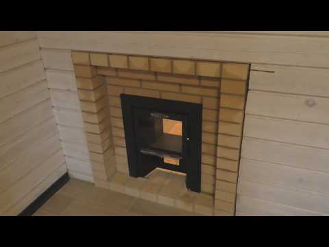 Видео: Экран из облицовочного кирпича для банной печи