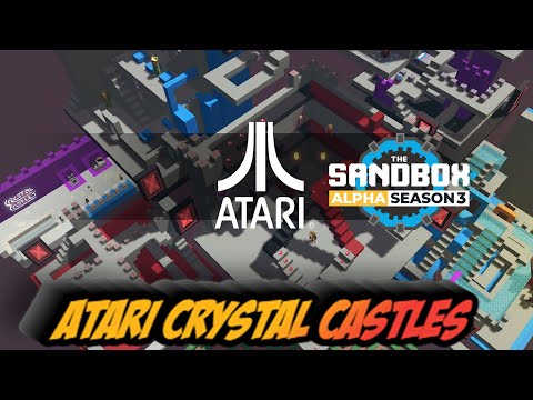 Видео: The Sandbox Alpha Season 3 Прохождение Atari Crystal Castles