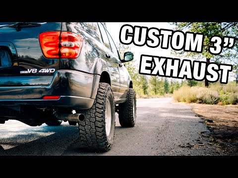 Видео: Установка кастомной 3-дюймовой прямой трубы на мой Sequoia первого поколения | Лучший звук Toyota...