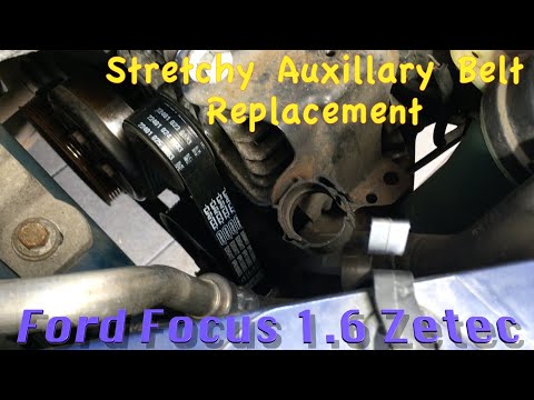 Видео: Замена эластичного ремня привода вспомогательных агрегатов, Ford Focus Mk2 1.6 Zetec