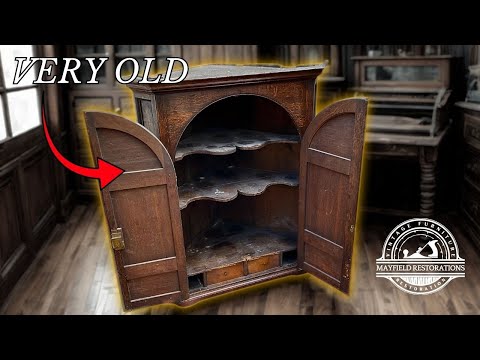 Видео: Восстановление былого великолепия 200-летнего дубового шкафа