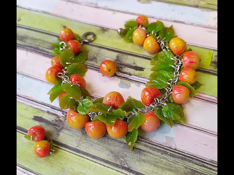 Видео: Яблоки из полимерной глины