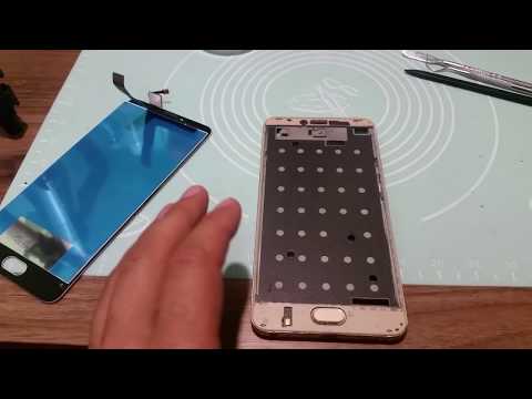 Видео: Замена экрана meizu U20