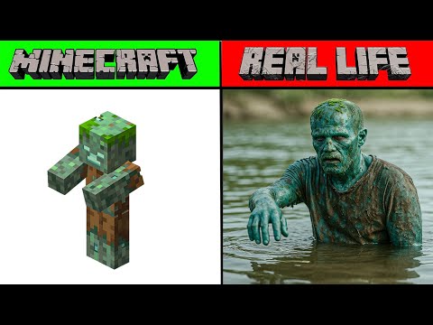 Видео: МОБЫ И ПРЕДМЕТЫ MINECRAFT В РЕАЛЬНОЙ ЖИЗНИ | MINECRAFT VS РЕАЛЬНАЯ ЖИЗНЬ