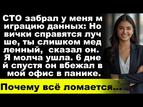 Видео: «Технический директор отдал мою работу новичкам, он даже не подозревал, что его ждёт…»