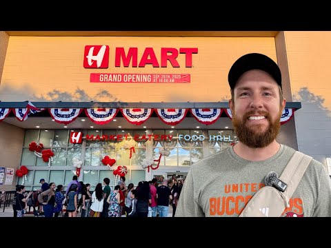Видео: НОВЫЙ рынок H Mart в Орландо | Азиатский рынок номер один в Америке