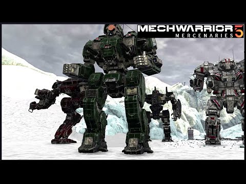 Видео: Mechwarrior 5 Mercenaries. Геройский Циклоп CP-S, обзор меха.