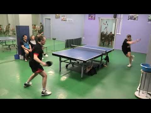 Видео: жесть!! Высшая Лига "С" Минин И. (765) - Баландин Г. (730) настольный теннис КЧ СПб 02.12