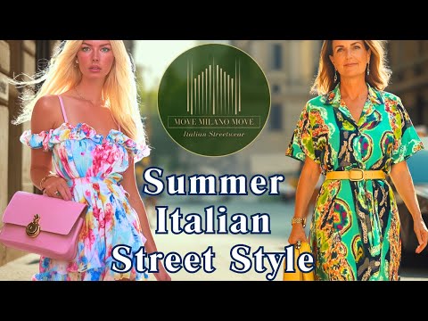 Видео: 🌸Milan Summer Street Style 🇮🇹: идеи итальянских трендов моды