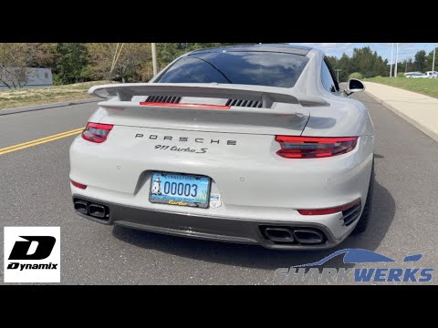 Видео: 991.2 Porsche 911 Turbo S Shark Werks Установка и звук выхлопной системы!!