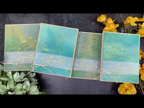 Видео: 3D-тисненые открытки с выражением сочувствия