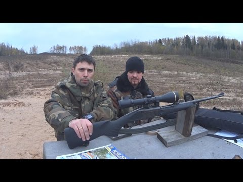 Видео: Иж 18 Мн 308 вин, Обзор и стрельба патронами Кентавр с пулей хорнади на 100м, Baikal МР 18MN 308 win
