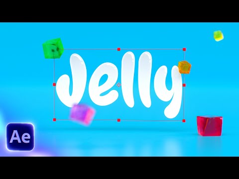 Видео: Анимация желейного текста в After Effects! (Урок)