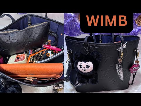 Видео: БЭГТОБЕР: ЧТО В МОЕЙ СУМКЕ LOUIS VUITTON NEVERFULL MM, ВЫПУСК К ХЭЛЛОУИНУ #wimb #хэллоуин