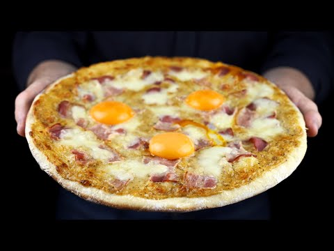 Видео: Шикарная ПИЦЦА КАРБОНАРА авторский РЕЦЕПТ How to Make Carbonara Pizza