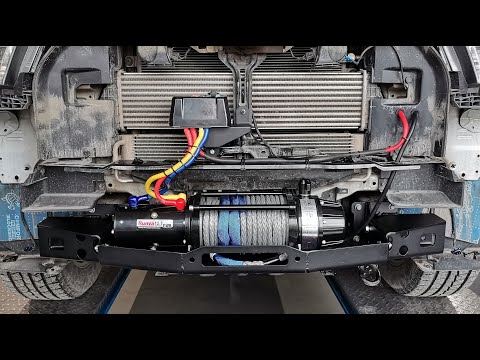 Видео: GW Poer: ставим площадку лебёдки РИФ в штатный бампер