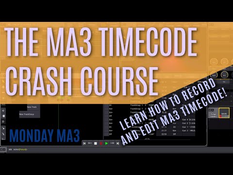 Видео: Экспресс-курс по таймкоду MA3! Узнайте, как записывать, редактировать и воспроизводить таймкод вс...