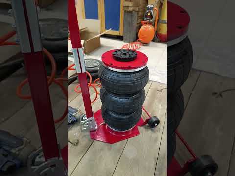 Видео: Пневматический (воздушный)  домкрат с wb.