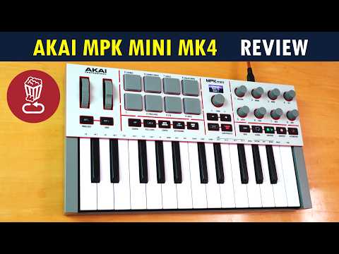 Видео: Akai MPK Mini MK4 против MK3 против Launchkey 4 против Minilab 3 // Контрольный список покупателя...