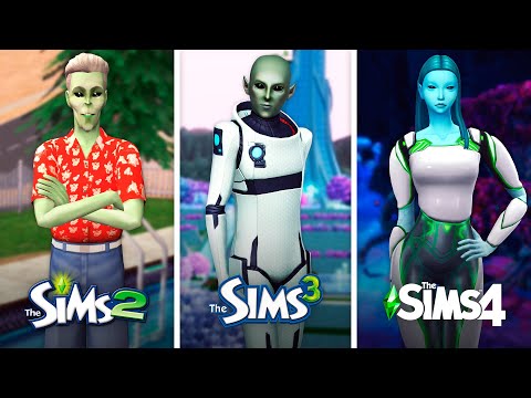 Видео: Пришельцы в The Sims / Сравнение 3 частей