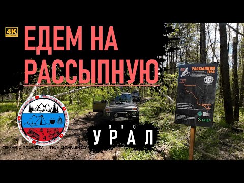 Видео: Нива и Тагер едут по Уральскому бездорожью на г. Рассыпная. Резина сказала: "Прогуляйся, бро"