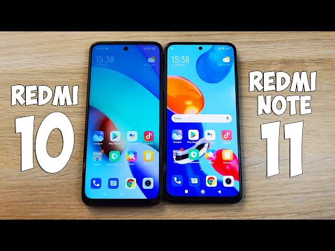 Видео: XIAOMI REDMI 10 VS REDMI NOTE 11 - ЧТО ЛУЧШЕ? ПОЛНОЕ СРАВНЕНИЕ!