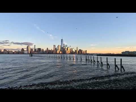 Видео: Осень в Америке/ Прогулка по набережной Джерси Сити 