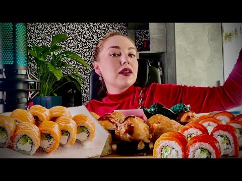 Видео: МУКБАНГ/РОЛЛЛЫЫЫ🍱/СПЛЕТНИ/КОЛЛЕКТИВ/ОБЖОР/ASMR/РАБОТА