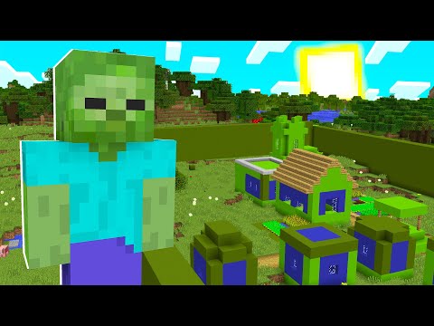 Видео: ДОСЫМ ЕКЕУМІЗ ЗОМБИҒА АЙНАЛЫП ЗОМБИ АУЫЛҒА КІРДІК қазақша майнкрафт казакша