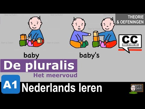 Видео: NT2 А1 - множественное число huis -huizen boek-boeken maan-manen pen-pennen taxi-taxi's 1.1 Les 12.2