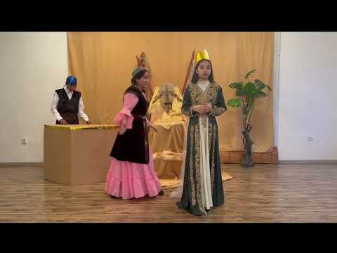 Видео: Әбіш Кекілбаевтың "Аңыздың ақыры" шығармасындағы  "Махаббат мұнарасы" бөлімінен сахналық қойылым