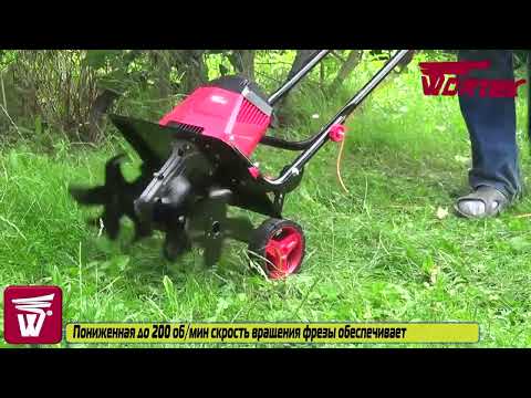Видео: Электрический культиватор WORTEX RC 4016  Electric Tiller WORTEX RC 4016
