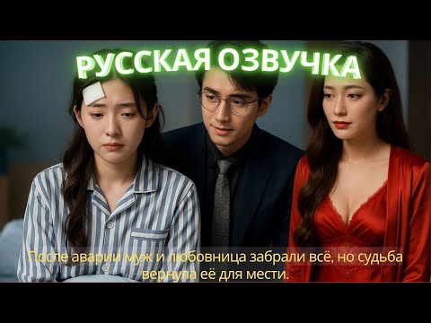Видео: После аварии муж и любовница забрали всё, но судьба вернула её для мести. #дорама #2025